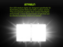 Load image into Gallery viewer, LED Flood Lights Outdoor, STASUN Max Series 100W 10000LM 6000K Dusk to Dawn Outdoor Lighting with Photocell, IP66 Waterproof, 2 Heads Adjustable Wide Outside Lighting for Parking Lot, Yard, Street, Stadium