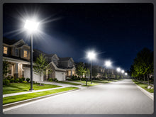 Load image into Gallery viewer, LED 400W Parking Lot Light, Outdoor Street Light, Optional Photocell 60,000LM, POLE MOUNT / WALL MOUNT, 2-Head Adjustable, 360° Rotation & 120° Tilt, Horizontal/Vertical Mount, IP66, 100–277V, ETL, Hardwired(副本)