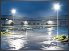 Load image into Gallery viewer, LED 300W Parking Lot Light, Outdoor Street Light, Optional Photocell 45,000LM, POLE MOUNT / WALL MOUNT, 2-Head Adjustable, 360° Rotation & 120° Tilt, Horizontal/Vertical Mount, IP66, 100–277V, ETL, Hardwired