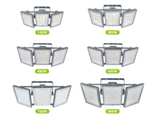 Load image into Gallery viewer, LED Flood Light Outdoor, STASUN Max Series 750W 75000lm 6000K Daylight White IP66 Waterproof, Stadium Lighting Commercial Parking Lot Light, Gray