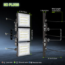Load image into Gallery viewer, STASUN 2 Pack 150W LED Flood Lights, Mini Series Outdoor Floodlight, 15000LM 6000K Daylight White IP66 Waterproof 3 Adjustable Heads