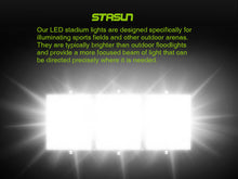 Load image into Gallery viewer, LED Flood Lights Outdoor, STASUN Max Series 150W 15000LM 6000K Dusk to Dawn Outdoor Lighting with Photocell, IP66 Waterproof, 3 Heads Adjustable Wide Outside Lighting for Parking Lot, Yard, Street, Stadium