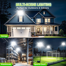 Load image into Gallery viewer, STASUN 2 Pack 150W LED Flood Lights, Mini Series Outdoor Floodlight, 15000LM 6000K Daylight White IP66 Waterproof 3 Adjustable Heads
