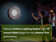 Load image into Gallery viewer, STASUN 360° Dartboard Light,White LED Darts Lighting,Dimmable Dart Board Surround Ring Lighting System, 24W 6500K Magnetic Darts Light and Accessories for The Whole Board