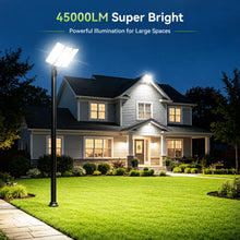 Load image into Gallery viewer, LED 300W Parking Lot Light, Outdoor Street Light, Optional Photocell 45,000LM, POLE MOUNT / WALL MOUNT, 2-Head Adjustable, 360° Rotation & 120° Tilt, Horizontal/Vertical Mount, IP66, 100–277V, ETL, Hardwired