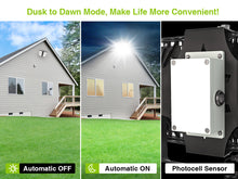 Load image into Gallery viewer, LED Flood Lights Outdoor, STASUN Max Series 200W 20000LM 6000K Dusk to Dawn Outdoor Lighting with Photocell, IP66 Waterproof, 2 Heads Adjustable Wide Outside Lighting for Parking Lot, Yard, Street, Stadium