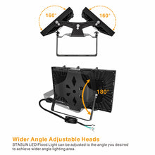 Load image into Gallery viewer, STASUN Pro Series 200W LED Flood Light, 5000K, Black