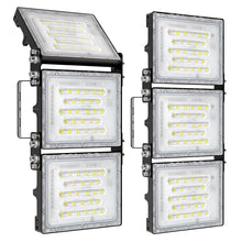 Load image into Gallery viewer, STASUN 2 Pack 300W LED Flood Lights, Mini Series Outdoor Floodlight, 30000LM 6000K Daylight White, IP66 Waterproof, 3 Adjustable Heads