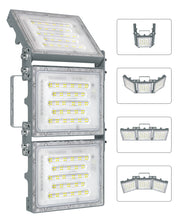 Load image into Gallery viewer, STASUN 2 Pack 300W LED Flood Lights, Mini Series Outdoor Floodlight, 30000LM 6000K Daylight White, IP66 Waterproof, 3 Adjustable Heads