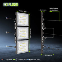 Load image into Gallery viewer, STASUN 2 Pack 300W LED Flood Lights, Mini Series Outdoor Floodlight, 30000LM 6000K Daylight White, IP66 Waterproof, 3 Adjustable Heads