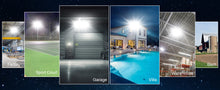 Load image into Gallery viewer, LED Flood Light Outdoor, STASUN Max Series 300W 30000lm 6000K Daylight White IP66 Waterproof, Stadium Lighting Commercial Parking Lot Light, Black