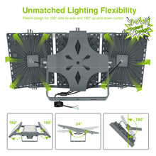 Load image into Gallery viewer, LED Flood Light Outdoor, STASUN Max Series 300W 30000lm 6000K Daylight White IP66 Waterproof, Stadium Lighting Commercial Parking Lot Light, Gray