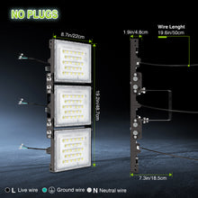 Load image into Gallery viewer, STASUN 300W LED Flood Light, Mini Series Outdoor Floodlight, 30000LM 6000K Daylight White, IP66 Waterproof, 3 Adjustable Heads