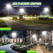 Load image into Gallery viewer, STASUN 2 Pack 300W LED Flood Lights, Mini Series Outdoor Floodlight, 30000LM 6000K Daylight White, IP66 Waterproof, 3 Adjustable Heads