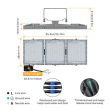 Load image into Gallery viewer, STASUN Pro Series 300W LED Flood Light, 3000K, Gray