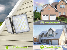 Load image into Gallery viewer, STASUN Max Series 400W Flood Lights Outdoor, 40000lm Bright LED Work Light with Plug, 6000K Daylight White LED Flood Light Outdoor, IP66 Waterproof Security Lights Yard Lights for Yard Garage Stadium
