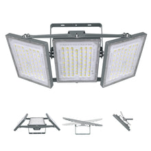 Load image into Gallery viewer, LED Flood Light Outdoor, STASUN Max Series 480W 48000lm 6000K Daylight White IP66 Waterproof, Stadium Lighting Commercial Parking Lot Light, Gray