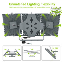 Load image into Gallery viewer, LED Flood Light Outdoor, STASUN Max Series 480W 48000lm 6000K Daylight White IP66 Waterproof, Stadium Lighting Commercial Parking Lot Light, Gray