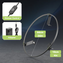Load image into Gallery viewer, STASUN 360° Dartboard Light,White LED Darts Lighting,Dimmable Dart Board Surround Ring Lighting System, 24W 6500K Magnetic Darts Light and Accessories for The Whole Board