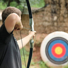 Load image into Gallery viewer, Black Hunter Takedown Longbow, Right Hand Bow 60" Wooden Archery Bow Hunting Bow for Outdoor Training Practice