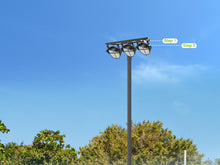 Load image into Gallery viewer, STASUN 600w 90000lm Stadium Lights Outdoor Led – Ultra Series High Power Spotlight, ETL Certified, 5000K Daylight, 45° Beam, 100-277V, IP66 Waterproof Flood Lights for Arena, Sports Field, Parking Lot