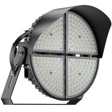 Load image into Gallery viewer, STASUN 600w 90000lm Stadium Lights Outdoor Led – Ultra Series High Power Spotlight, ETL Certified, 5000K Daylight, 45° Beam, 100-277V, IP66 Waterproof Flood Lights for Arena, Sports Field, Parking Lot