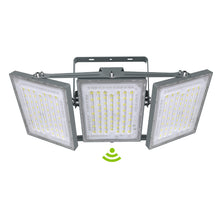 Load image into Gallery viewer, LED Flood Lights Outdoor, STASUN Max Series 600W 60000LM 6000K Dusk to Dawn Outdoor Lighting with Photocell, IP66 Waterproof, 3 Heads Adjustable Wide Outside Lighting for Parking Lot, Yard, Street, Stadium