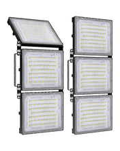 Load image into Gallery viewer, STASUN 2 Pack 600W LED Flood Light, Mini Series Stadium Light, 60000LM 6000K Daylight White IP66 Waterproof 3 Adjustable Panels