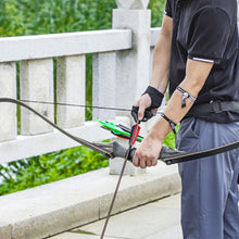 Load image into Gallery viewer, Black Hunter Takedown Recurve Bow, Left Hand Bow GLURAK 60" Wooden Archery Bow Hunting Bow for Outdoor Training Practice, 25-60lb