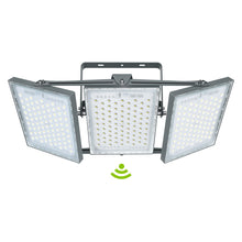 Load image into Gallery viewer, LED Flood Lights Outdoor, STASUN Max Series 750W 75000LM 6000K Dusk to Dawn Outdoor Lighting with Photocell, IP66 Waterproof, 3 Heads Adjustable Wide Outside Lighting for Parking Lot, Yard, Street, Stadium