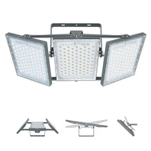 Load image into Gallery viewer, LED Flood Light Outdoor, STASUN Max Series 750W 75000lm 6000K Daylight White IP66 Waterproof, Stadium Lighting Commercial Parking Lot Light, Gray