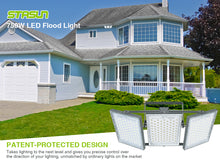 Load image into Gallery viewer, LED Flood Light Outdoor, STASUN Max Series 750W 75000lm 6000K Daylight White IP66 Waterproof, Stadium Lighting Commercial Parking Lot Light, Gray