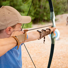 Load image into Gallery viewer, Black Hunter Takedown Longbow, Right Hand Bow 60" Wooden Archery Bow Hunting Bow for Outdoor Training Practice