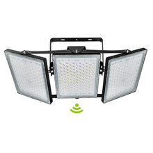 Load image into Gallery viewer, LED Flood Lights Outdoor, STASUN Max Series 900W 90000LM 6000K Dusk to Dawn Outdoor Lighting with Photocell, IP66 Waterproof, 3 Heads Adjustable Wide Outside Lighting for Parking Lot, Yard, Street, Stadium