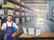 Load image into Gallery viewer, LED Flood Light Outdoor, STASUN Max Series 900W 90000lm 6000K Daylight White IP66 Waterproof, Stadium Lighting Commercial Parking Lot Light, Gray