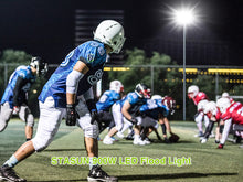 Load image into Gallery viewer, LED Flood Light Outdoor, STASUN Max Series 900W 90000lm 6000K Daylight White IP66 Waterproof, Stadium Lighting Commercial Parking Lot Light, Gray