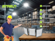 Load image into Gallery viewer, LED Flood Light Outdoor, STASUN Max Series 900W 90000lm 6000K Daylight White IP66 Waterproof, Stadium Lighting Commercial Parking Lot Light, Black