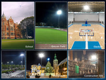 Load image into Gallery viewer, LED Flood Light Outdoor, STASUN Max Series 900W 90000lm 6000K Daylight White IP66 Waterproof, Stadium Lighting Commercial Parking Lot Light, Gray
