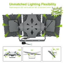 Load image into Gallery viewer, LED Flood Light Outdoor, STASUN Max Series 900W 90000lm 6000K Daylight White IP66 Waterproof, Stadium Lighting Commercial Parking Lot Light, Gray