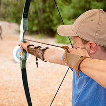 Load image into Gallery viewer, Black Hunter Takedown Longbow, Left Hand Bow 60" Wooden Archery Bow Hunting Bow for Outdoor Training Practice