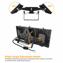 Load image into Gallery viewer, STASUN Pro Series 150W LED Flood Light, 3000K, Black