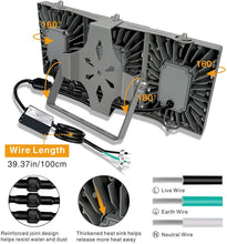 Load image into Gallery viewer, STASUN Pro Series 150W LED Flood light, 5000K, Gray