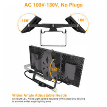 Load image into Gallery viewer, STASUN Pro Series 600W LED Flood Light, 5000K, Black