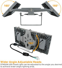 Load image into Gallery viewer, STASUN Pro Series 300W LED Flood Light, 5000K, Gray