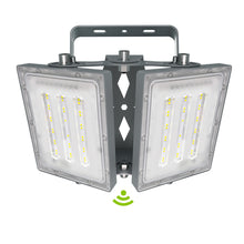 Load image into Gallery viewer, LED Flood Lights Outdoor, 100W 10000LM 6000K Dusk to Dawn Outdoor Lighting with Photocell, IP66 Waterproof, 2 Heads Adjustable Wide Outside Lighting for Parking Lot, Yard, Street, Stadium
