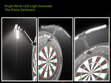 Load image into Gallery viewer, STASUN LED Dartboard Light, Foldable Dartboard Lighting System for The Entire Board, Professional Dart Accessories with Adjustable Angle and Brightness, No Side Glare

