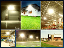 Load image into Gallery viewer, STASUN LED Flood Light Outdoor, 300W 30000lm 3000K Warm White IP66 Waterproof, Commercial Parking Lot Light,3 Heads for Yard Street Stadium House Floodlight Bright Security Lights for Outdoor Area
