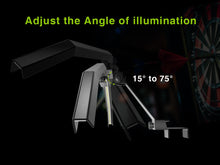 Load image into Gallery viewer, STASUN LED Dartboard Light, Foldable Dartboard Lighting System for the Entire Board, Professional Dart Accessories with Adjustable Angle and Brightness, No Side Glare
