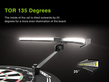 Load image into Gallery viewer, STASUN LED Dartboard Light, Foldable Dartboard Lighting System for the Entire Board, Professional Dart Accessories with Adjustable Angle and Brightness, No Side Glare
