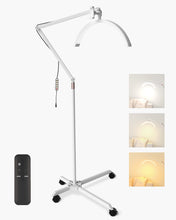 Load image into Gallery viewer, STASUN Lash Light for Eyelash Tech, Half Moon Light for Eyelash Extensions, LED Half Moon Floor Lamp Lash Extension Light Esthetician Light for Beauty Care, Tattoo Artists, Nail Tech, Salon SPA, Skincare
